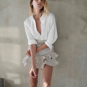 Zara Polka Dot Mini Skirt